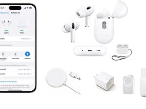 Paquete Pro Audifonos+Cargador MagSafe+Cubo carga+Battery Pack